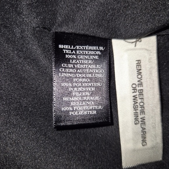 Ann Taylor Quilted Leather Full Zip Jacket Size XSP  Perfect Condition - Picture 6 of 7